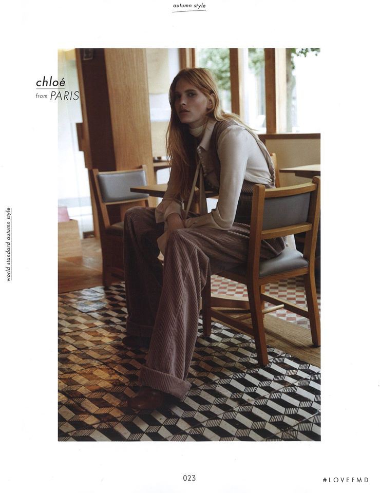 Niki Trefilova featured in World Standard Aurumn Style, September 2015