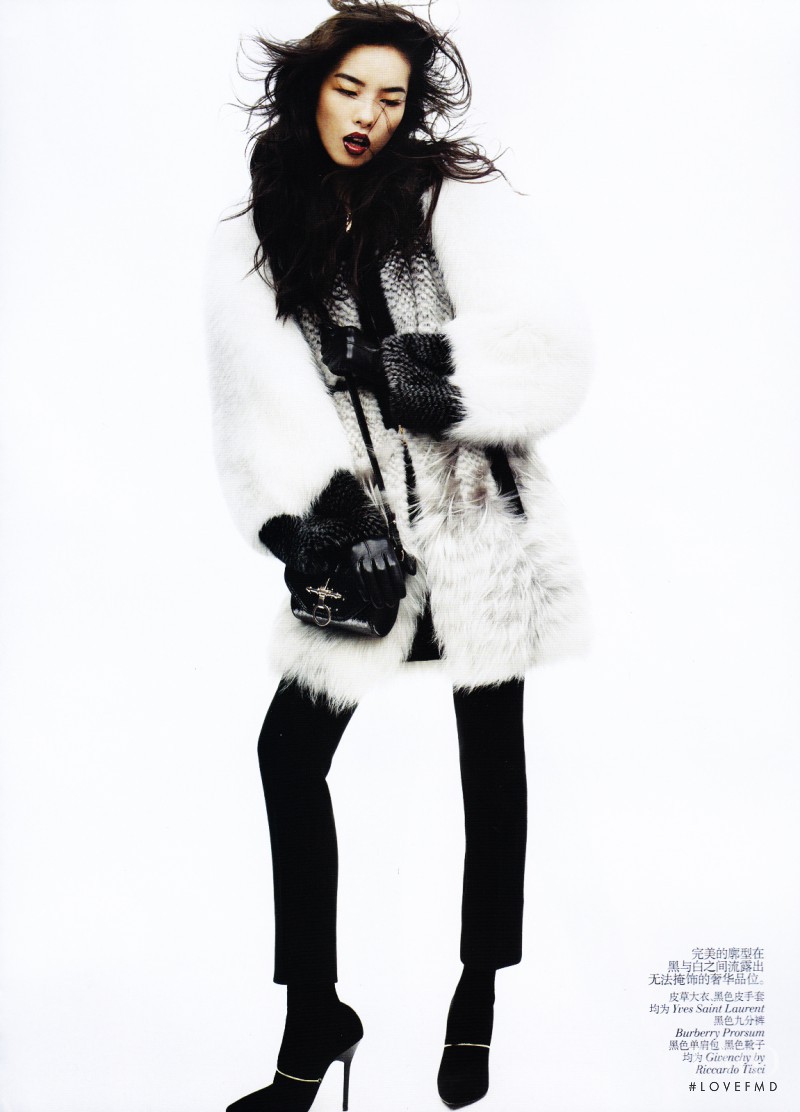 Fei Fei Sun featured in Black & White, November 2011