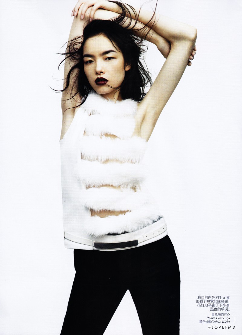 Fei Fei Sun featured in Black & White, November 2011