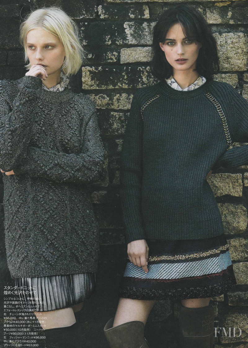 Ksenia Nazarenko featured in Tory Burch, October 2014