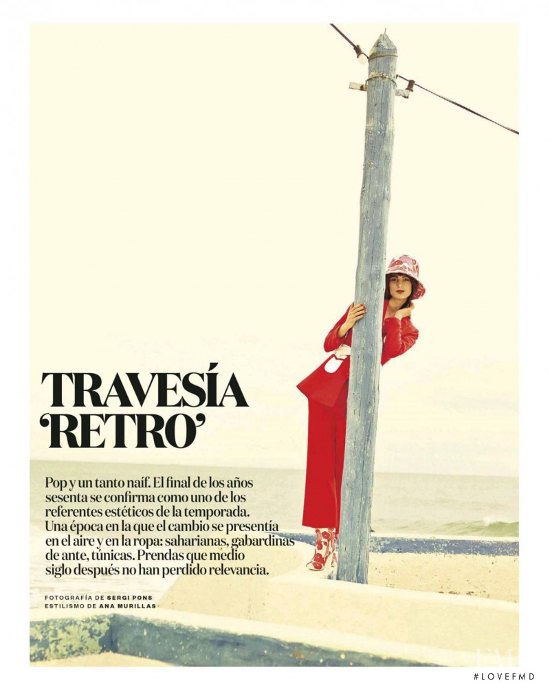 Ksenia Nazarenko featured in Travesía Retro, August 2015