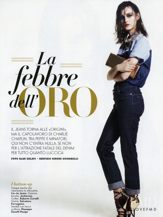 Ksenia Nazarenko featured in La Febbre dell\'Oro, January 2013
