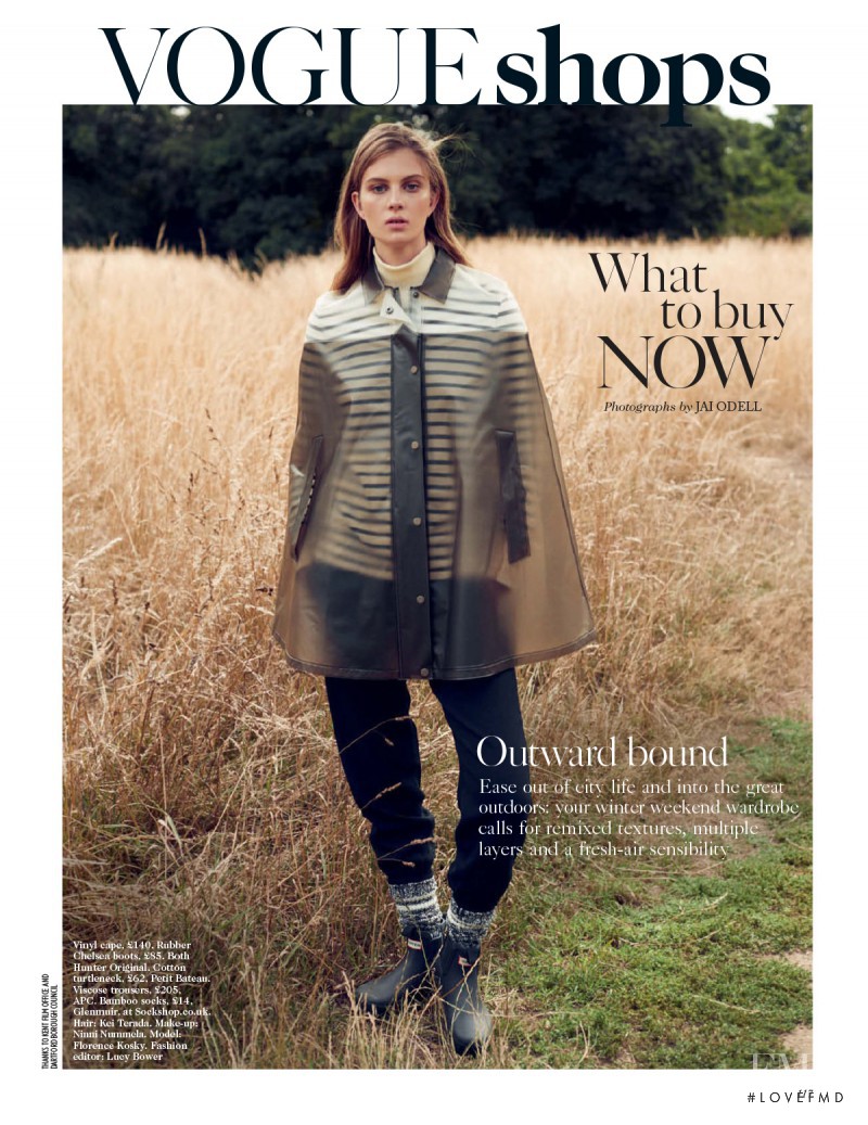 Florence Kosky featured in What To Buy Now, November 2015