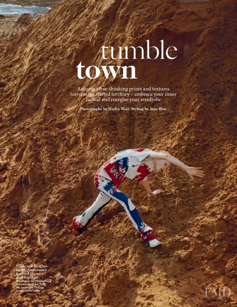 Saskia de Brauw featured in Tumble Town, November 2015
