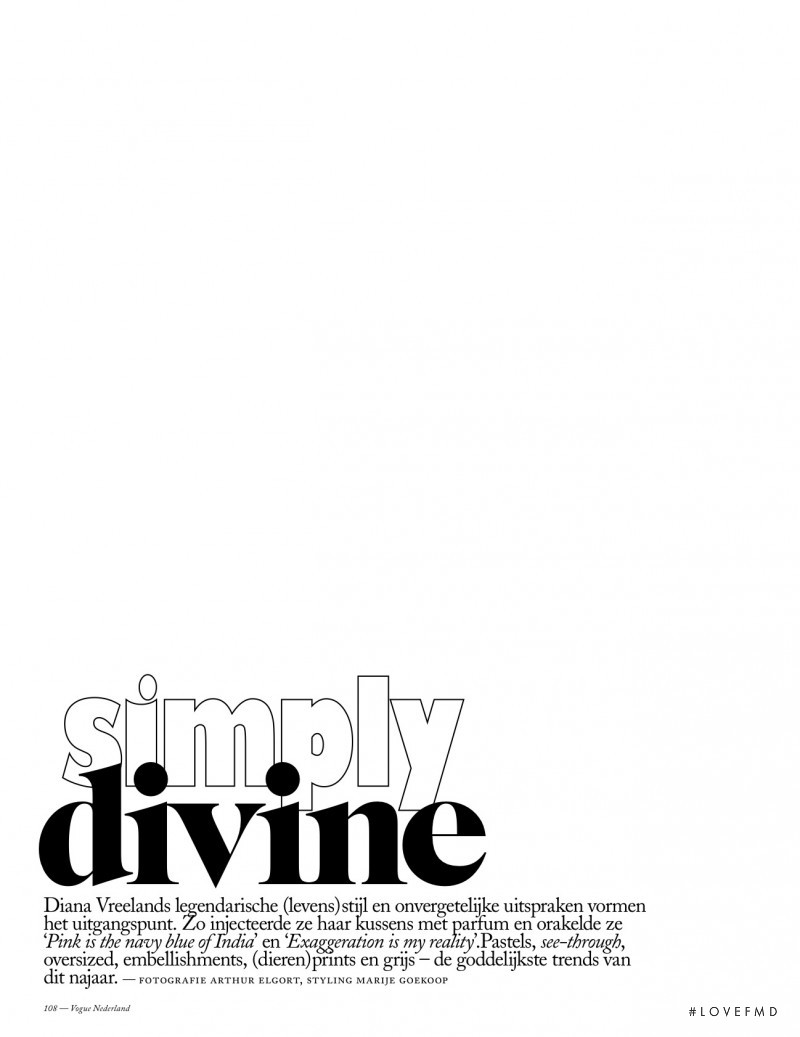 Simply Divine, November 2015
