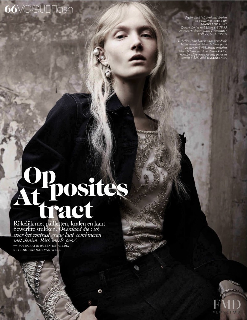 Maja Salamon featured in Opposites Attract, November 2015
