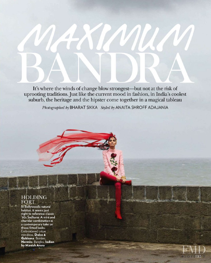 Bhumika Arora featured in Maximum Bandra, October 2015