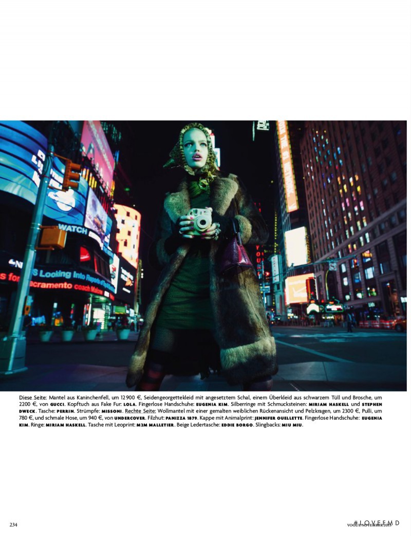 Daphne Groeneveld featured in Manhattan Transfer, November 2015