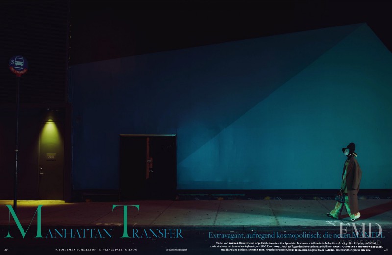 Daphne Groeneveld featured in Manhattan Transfer, November 2015