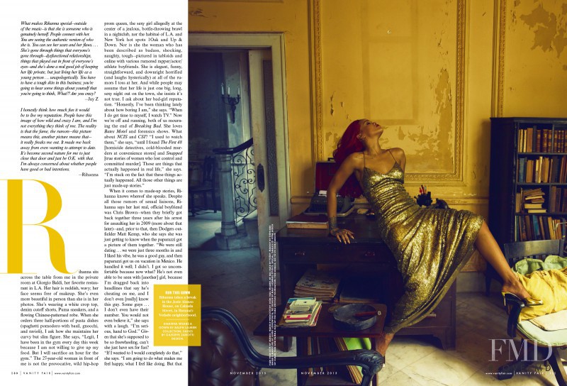 Rihanna\'s Solo Scene, November 2015