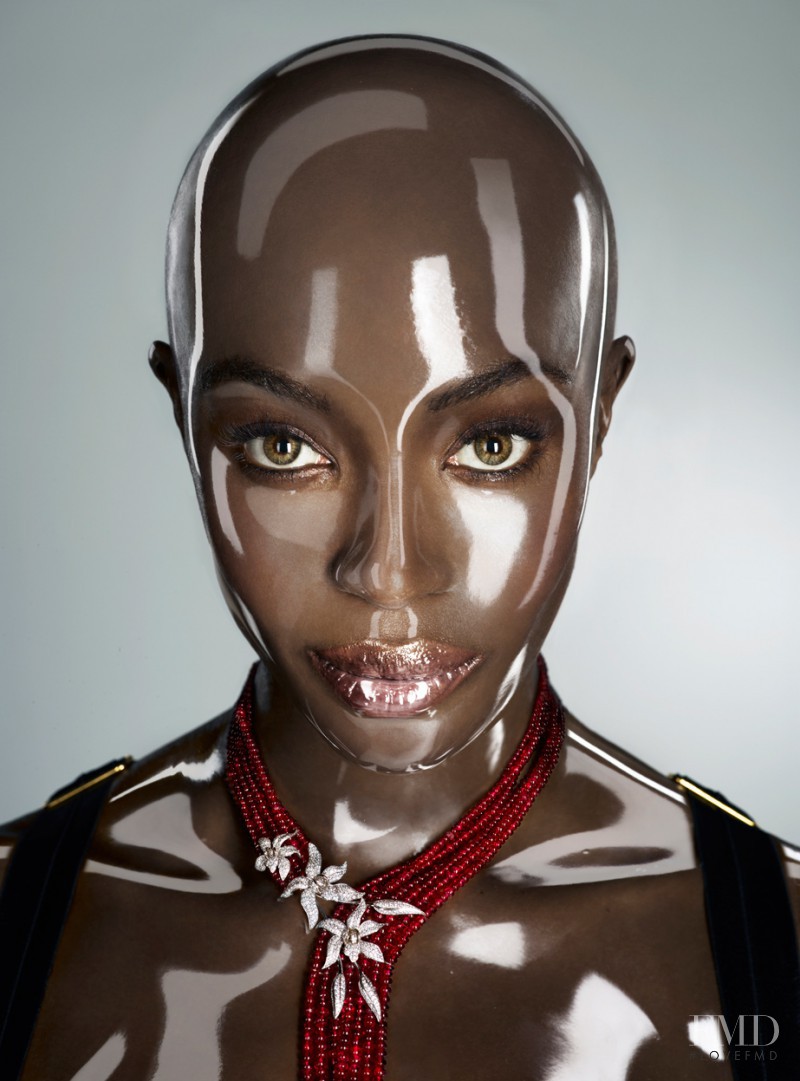 Naomi Campbell featured in Lighted Darkness, September 2011