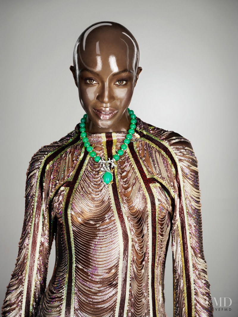 Naomi Campbell featured in Lighted Darkness, September 2011