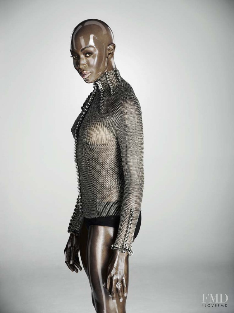 Naomi Campbell featured in Lighted Darkness, September 2011