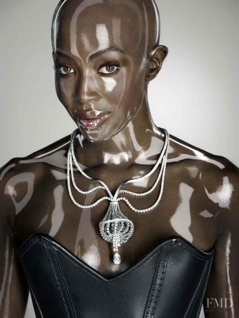 Naomi Campbell featured in Lighted Darkness, September 2011