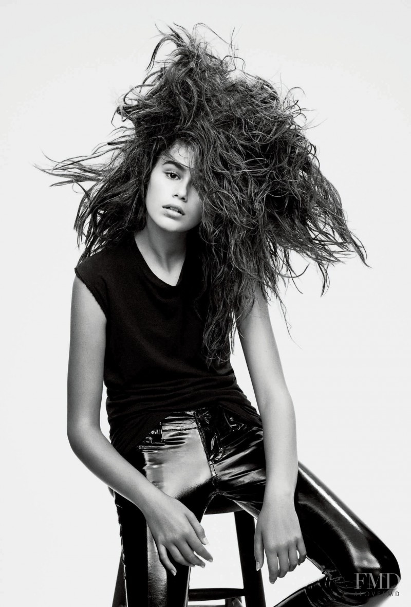 Kaia Gerber featured in In the Air, October 2015
