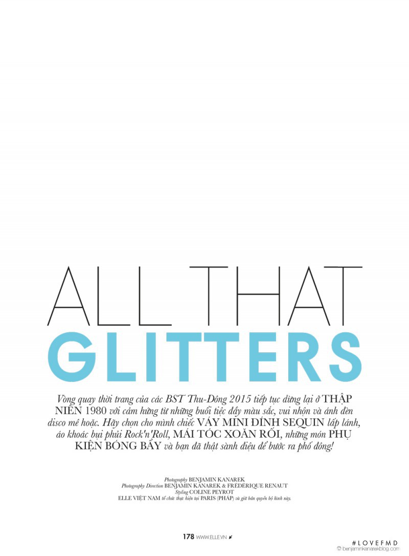 All That Glitters, September 2015