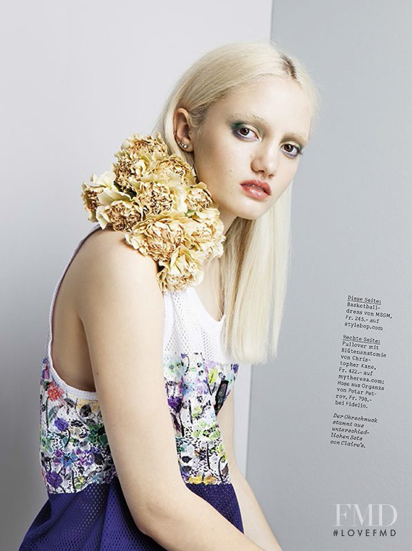 Lily Walker featured in Druck Frisch, June 2014