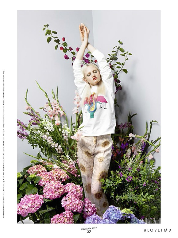 Lily Walker featured in Druck Frisch, June 2014
