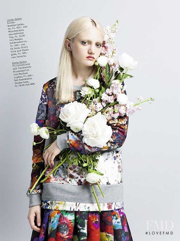 Lily Walker featured in Druck Frisch, June 2014