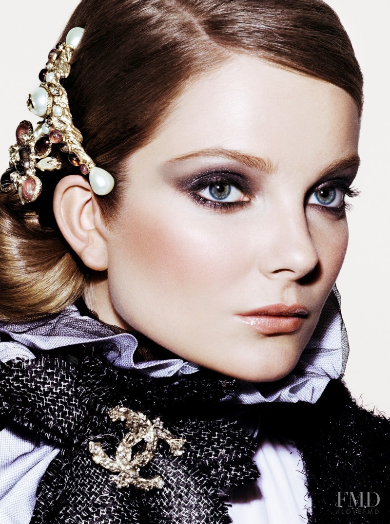 Eniko Mihalik featured in Designer Hair, November 2011