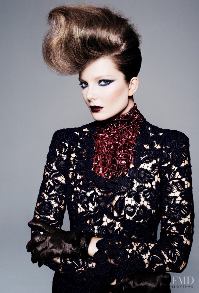 Eniko Mihalik featured in Designer Hair, November 2011