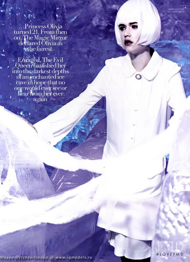 Maya Derzhevitskaya featured in A digital fashion fairy tale, August 2013