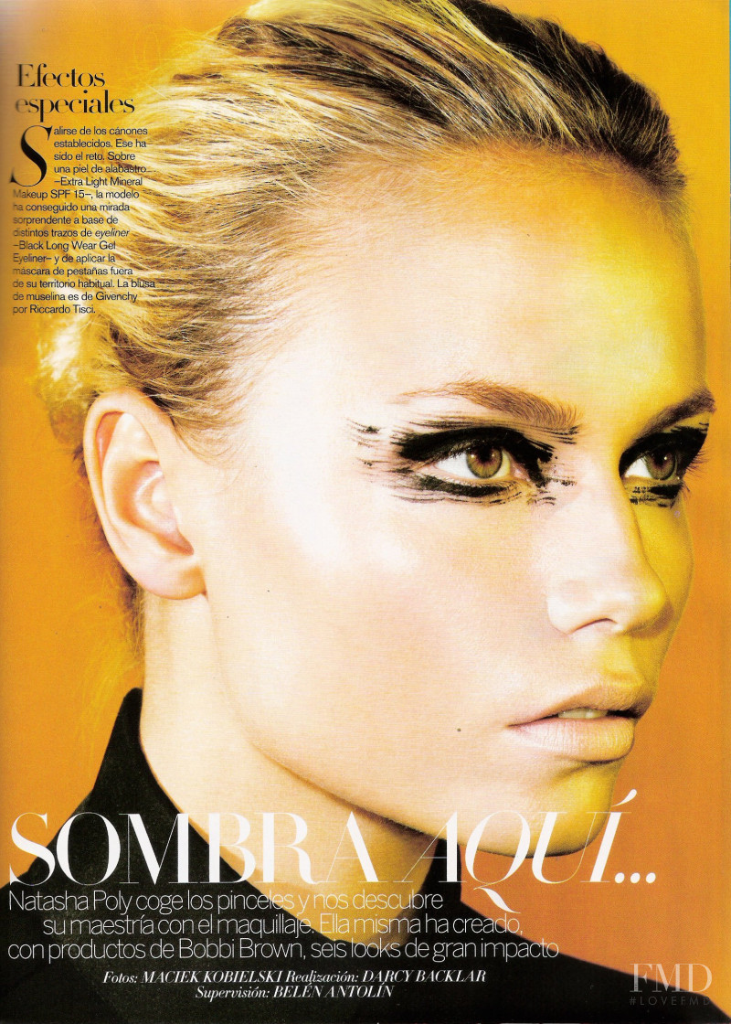 Natasha Poly featured in Sombra Aquí, November 2011