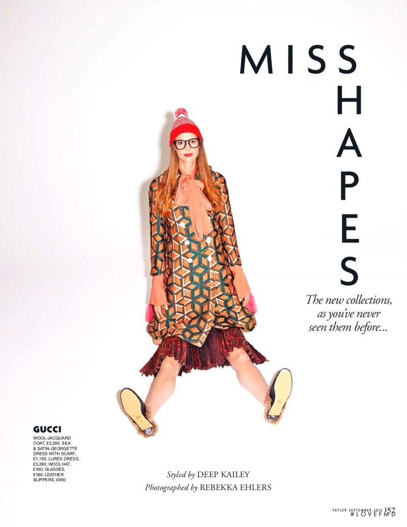 Jenna Roberts featured in Miss Hapes, September 2015