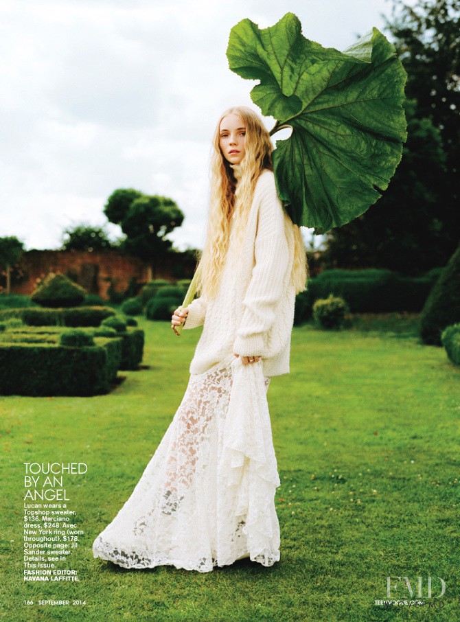 Lucan Gillespie featured in English Rose, September 2014