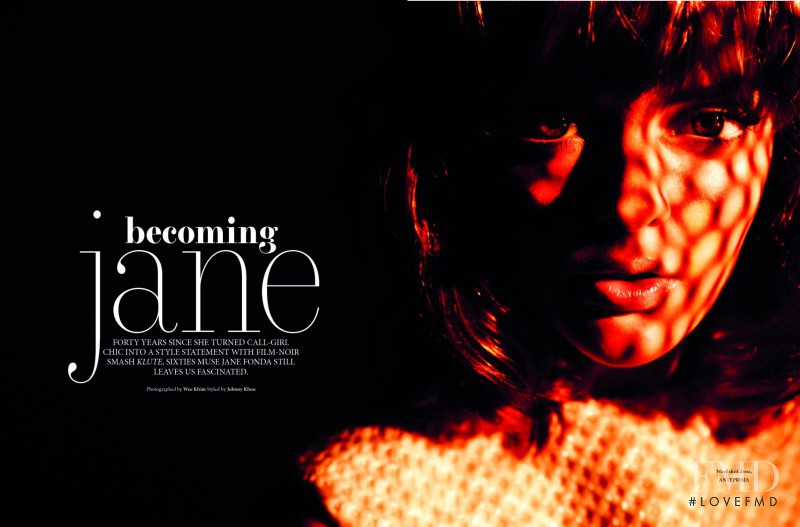 Masha Tyelna featured in Becoming Jane, October 2011