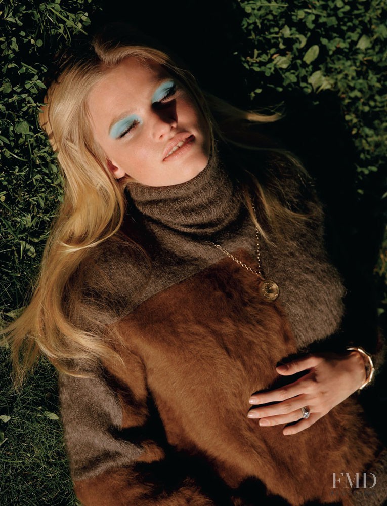 Lara Stone featured in The Name of the Game, October 2011