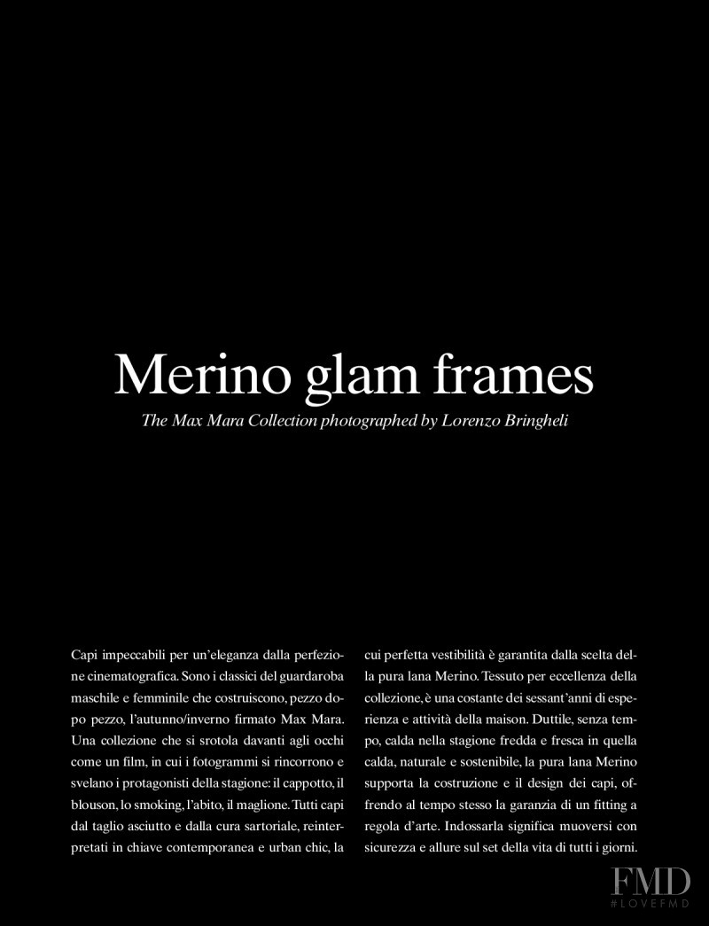 Merino Glam Frames, October 2015