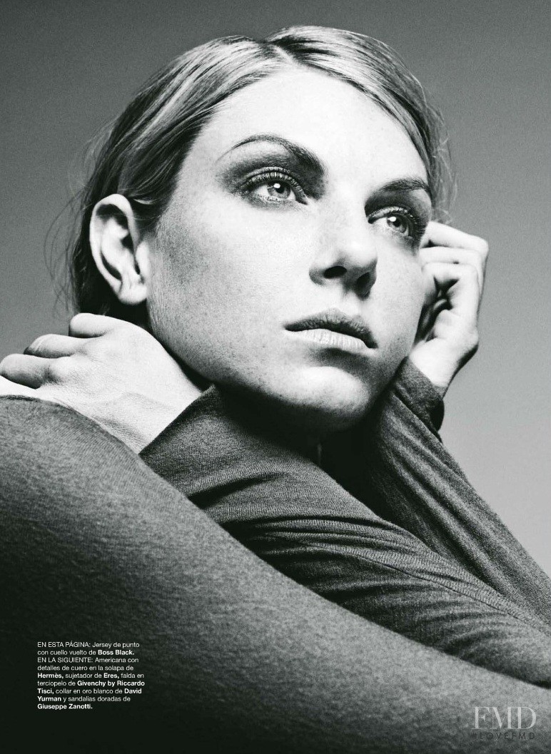 Angela Lindvall featured in Working Girl, November 2011