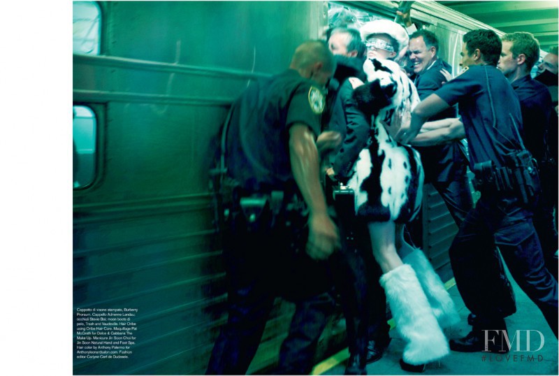 Raquel Zimmermann featured in The A Train, November 2011