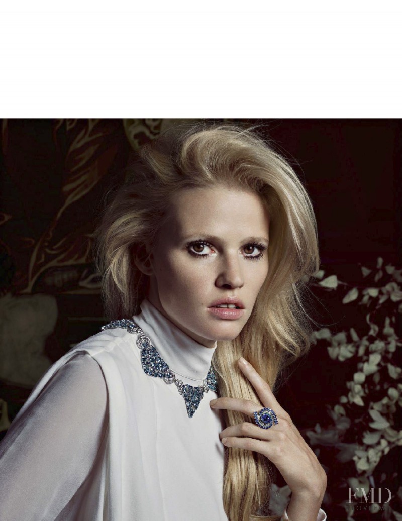 Lara Stone featured in Cous De Foudre, November 2015