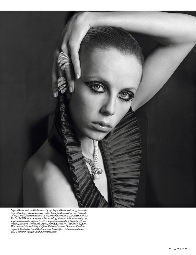 Edie Campbell featured in Cous De Foudre, November 2015