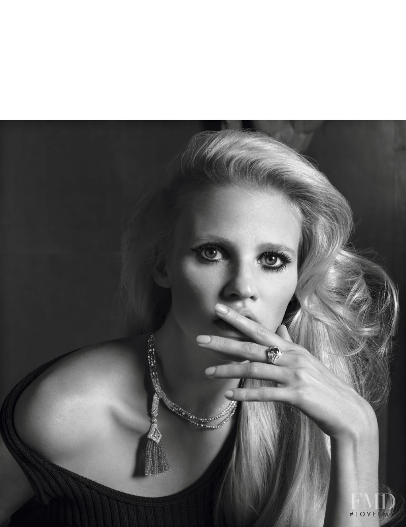 Lara Stone featured in Cous De Foudre, November 2015