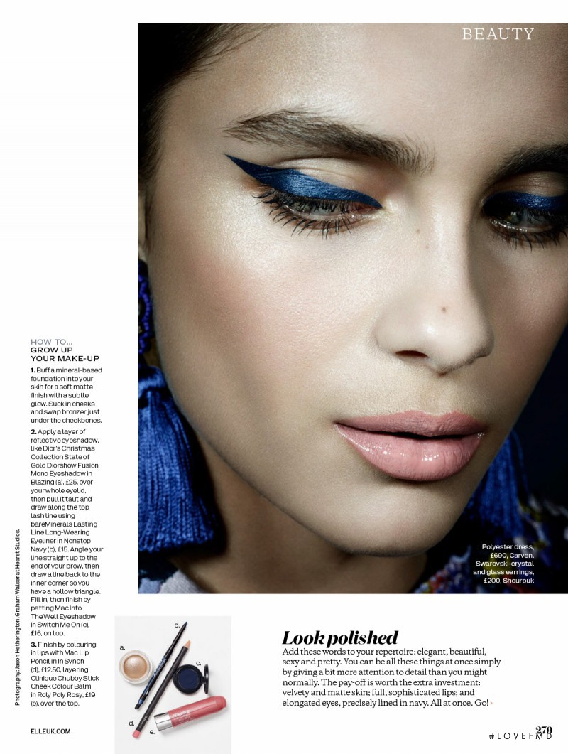 Claudia Gould featured in Beauty, December 2015