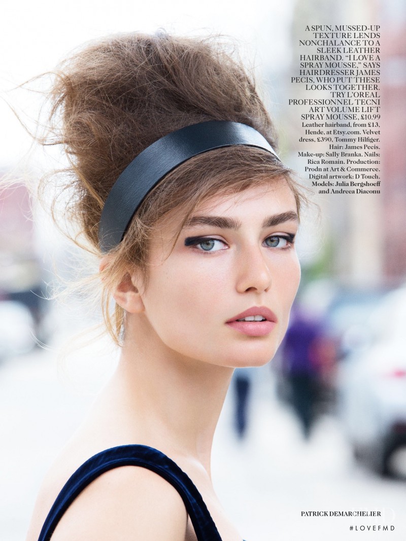 Andreea Diaconu featured in The Band Plays On, August 2015
