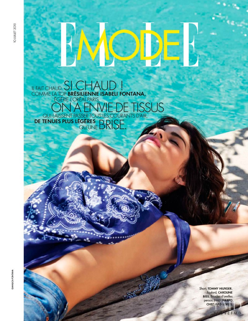 Isabeli Fontana featured in De Jean Et D\'Eau Fraiche, July 2015