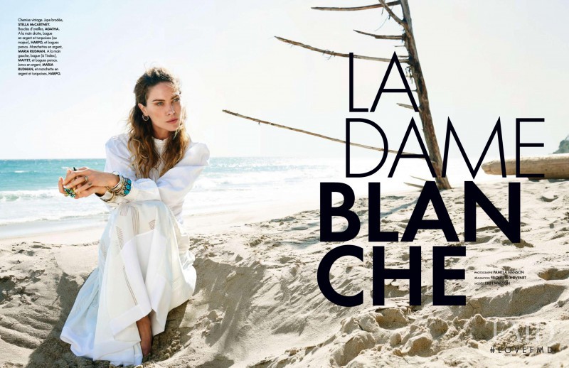 Erin Wasson featured in La Dame Blanche, June 2015