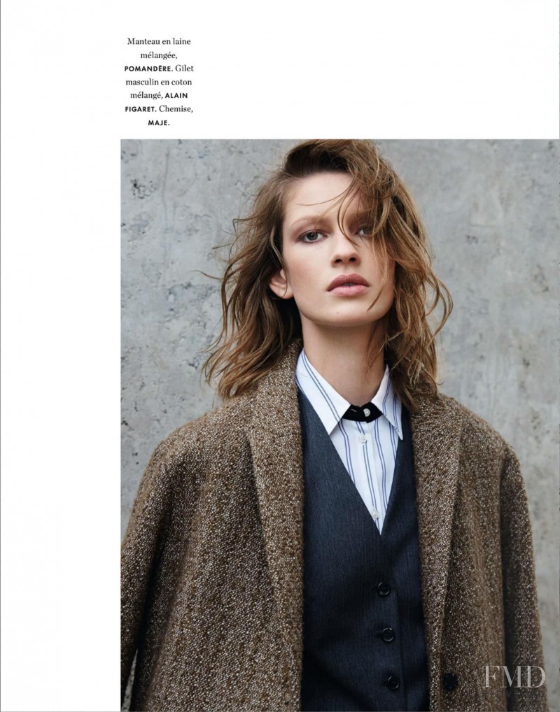 Ilvie Wittek featured in Comme une garconne, November 2014