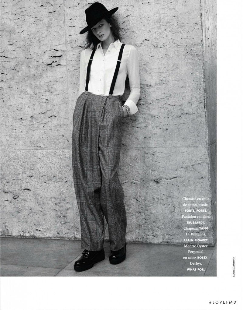 Ilvie Wittek featured in Comme une garconne, November 2014