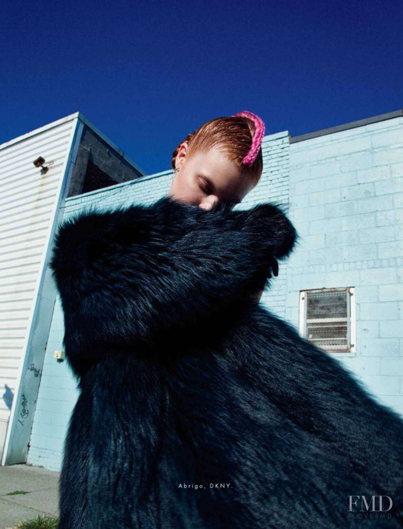 Anastasia Ivanova featured in Fur Time, December 2014