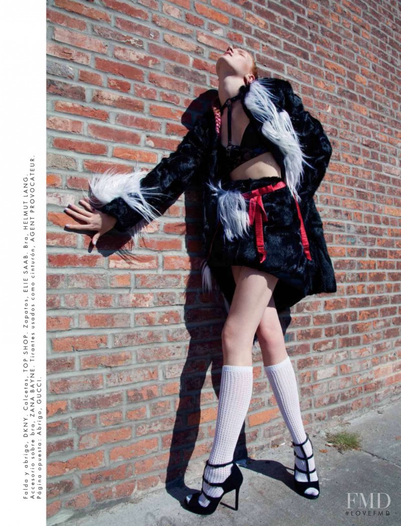 Anastasia Ivanova featured in Fur Time, December 2014