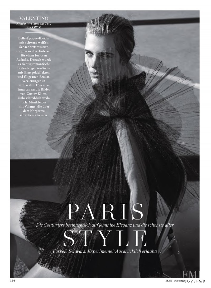 Tamara Slijkhuis Weijenberg featured in Paris Style, August 2015