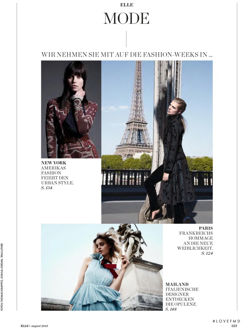 Tamara Slijkhuis Weijenberg featured in Paris Style, August 2015