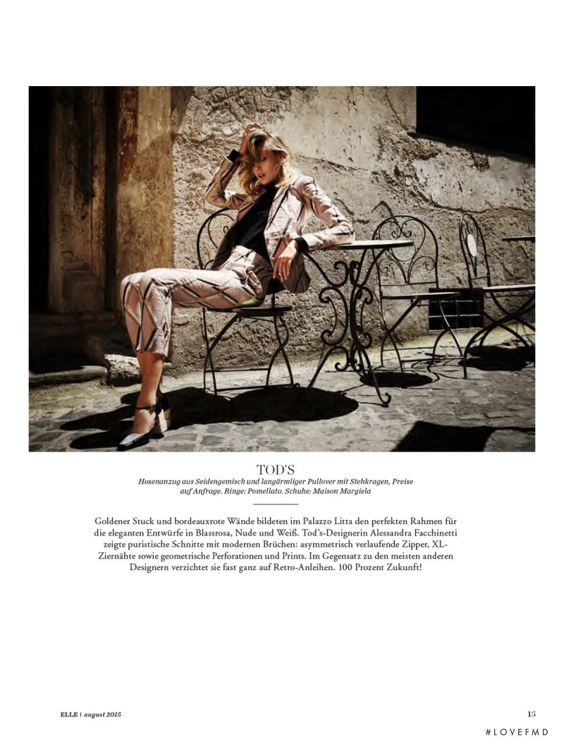 Paulina Heiler featured in Italian Style, August 2015