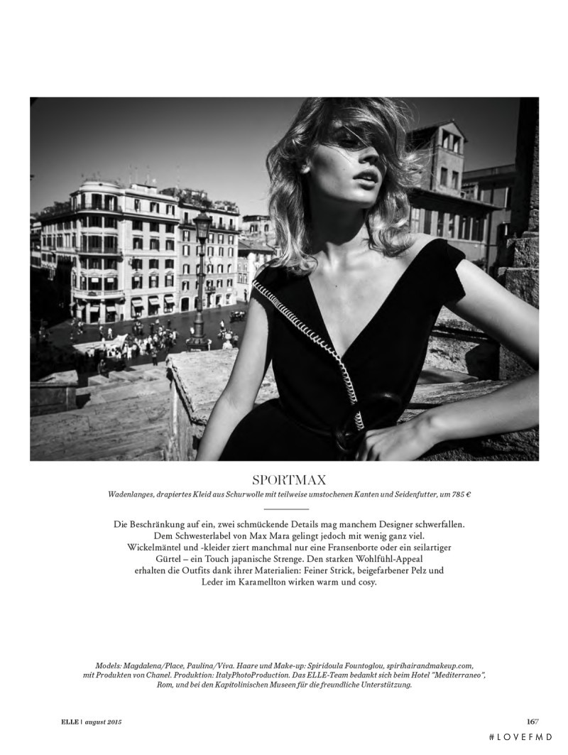 Paulina Heiler featured in Italian Style, August 2015