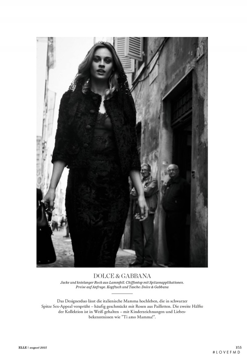 Paulina Heiler featured in Italian Style, August 2015